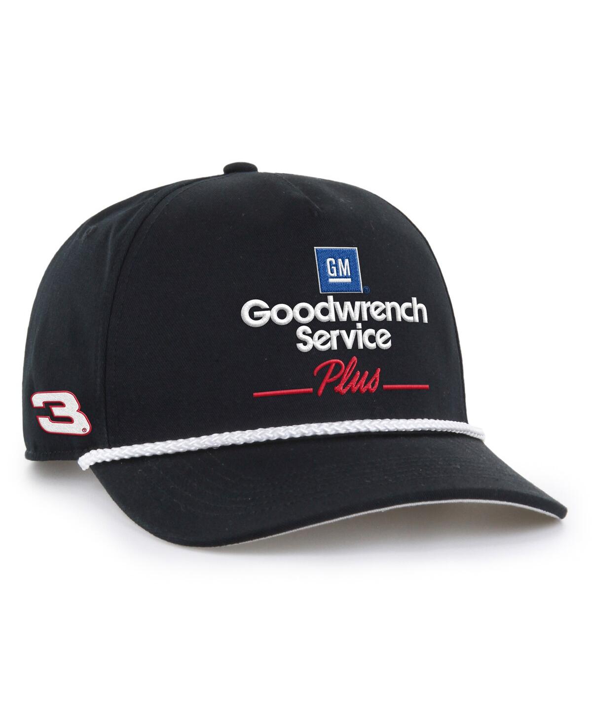 47 Brand Men's Black Richard Childress Racing Goodwrench Service Plus Hitch Rope Adjustable Hat In Black
