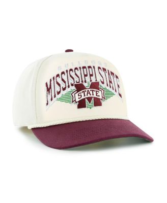 Men's Natural Mississippi State Bulldogs Pomona Two-Tone Rope Hitch Adjustable Hat