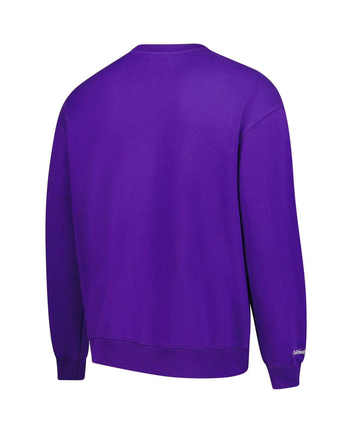 Mitchell & Ness Men's Purple Toronto Raptors Nights Pullover Sweatshirt In Purple