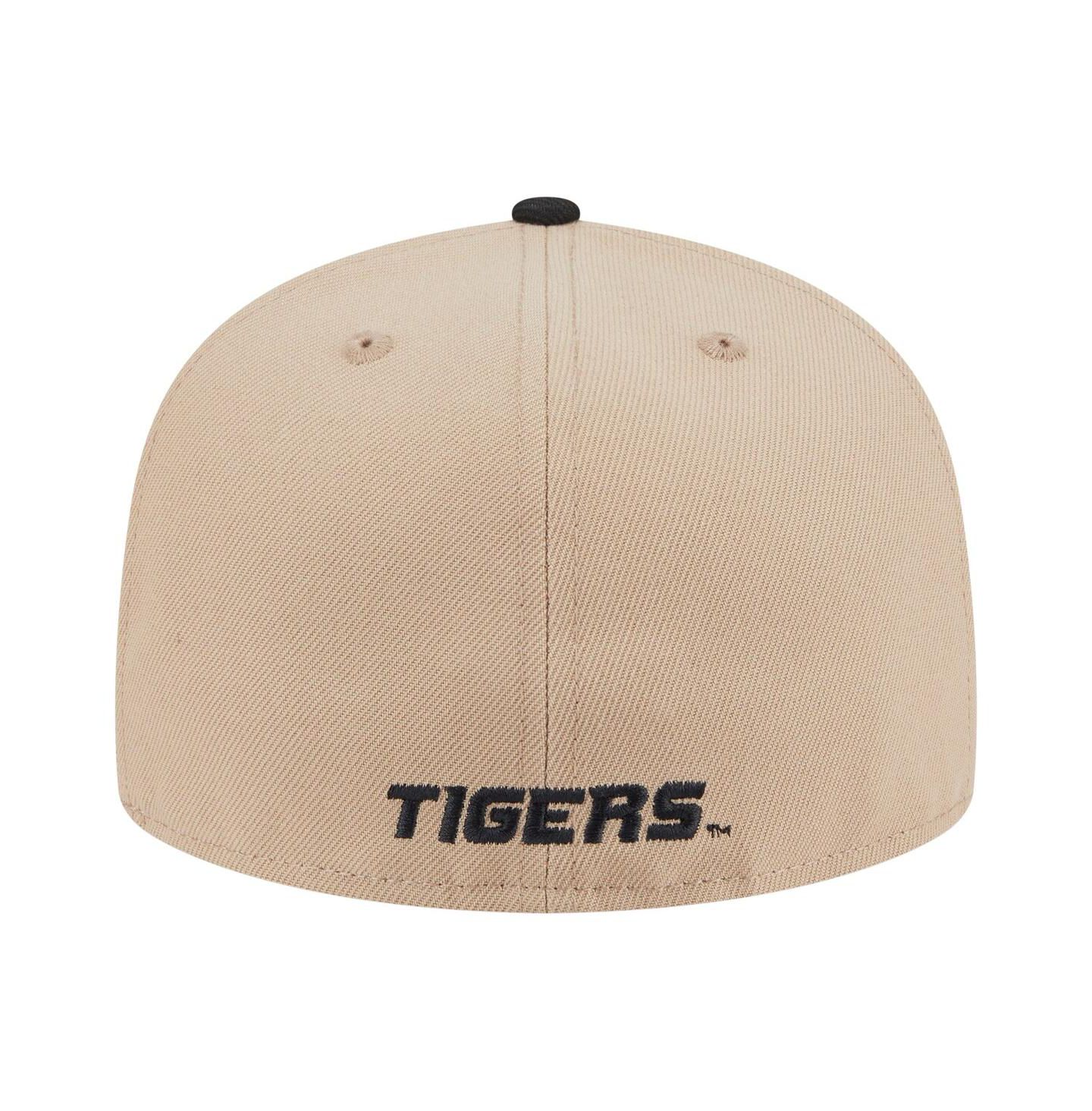Мужская кепка New Era Khaki Missouri Tigers Two-Tone 59FIFTY Fitted Hat — фото 3
