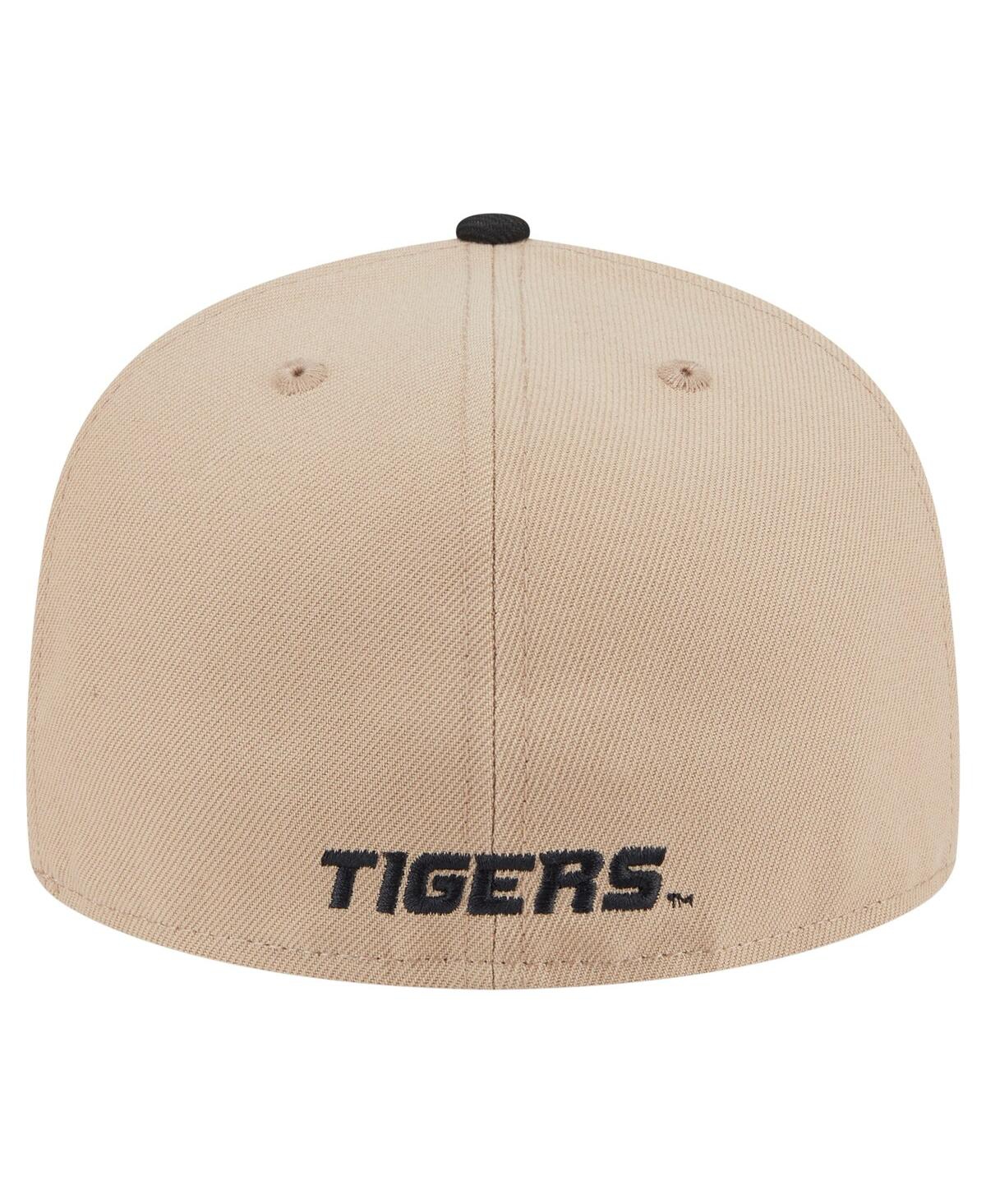 New Era Men'sâ Khaki Missouri Tigers Two-tone 59fifty Fitted Hat In Neutral