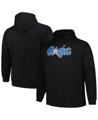 Mitchell & Ness - Men's Black Orlando Magic Hardwood Classics Big Tall Pullover Hoodie
