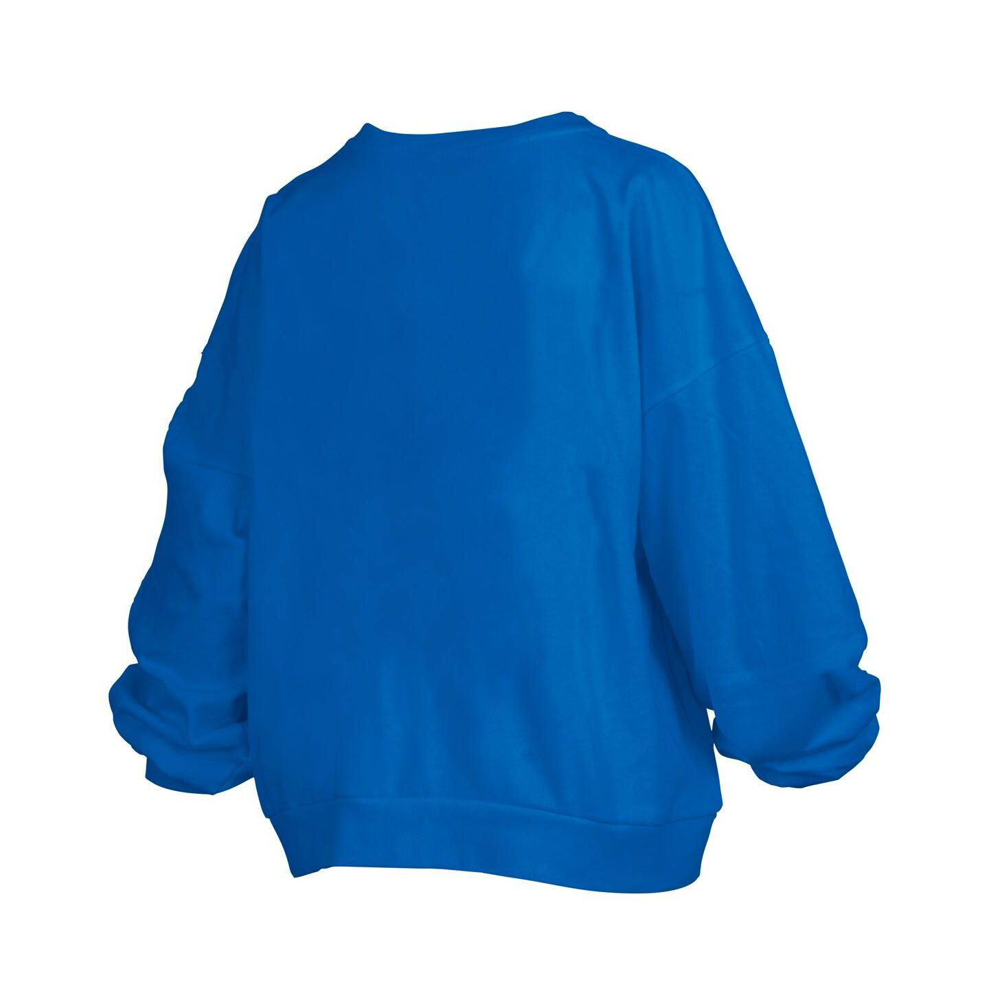 Женская толстовка Pressbox Royal Florida Gators Big Aug Script Janice Oversized Pullover — фото 2