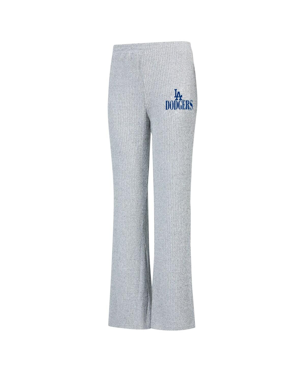 Concepts Sport Gray Philadelphia Phillies Juniper Rib Knit Flare Sleep Pants In Gray