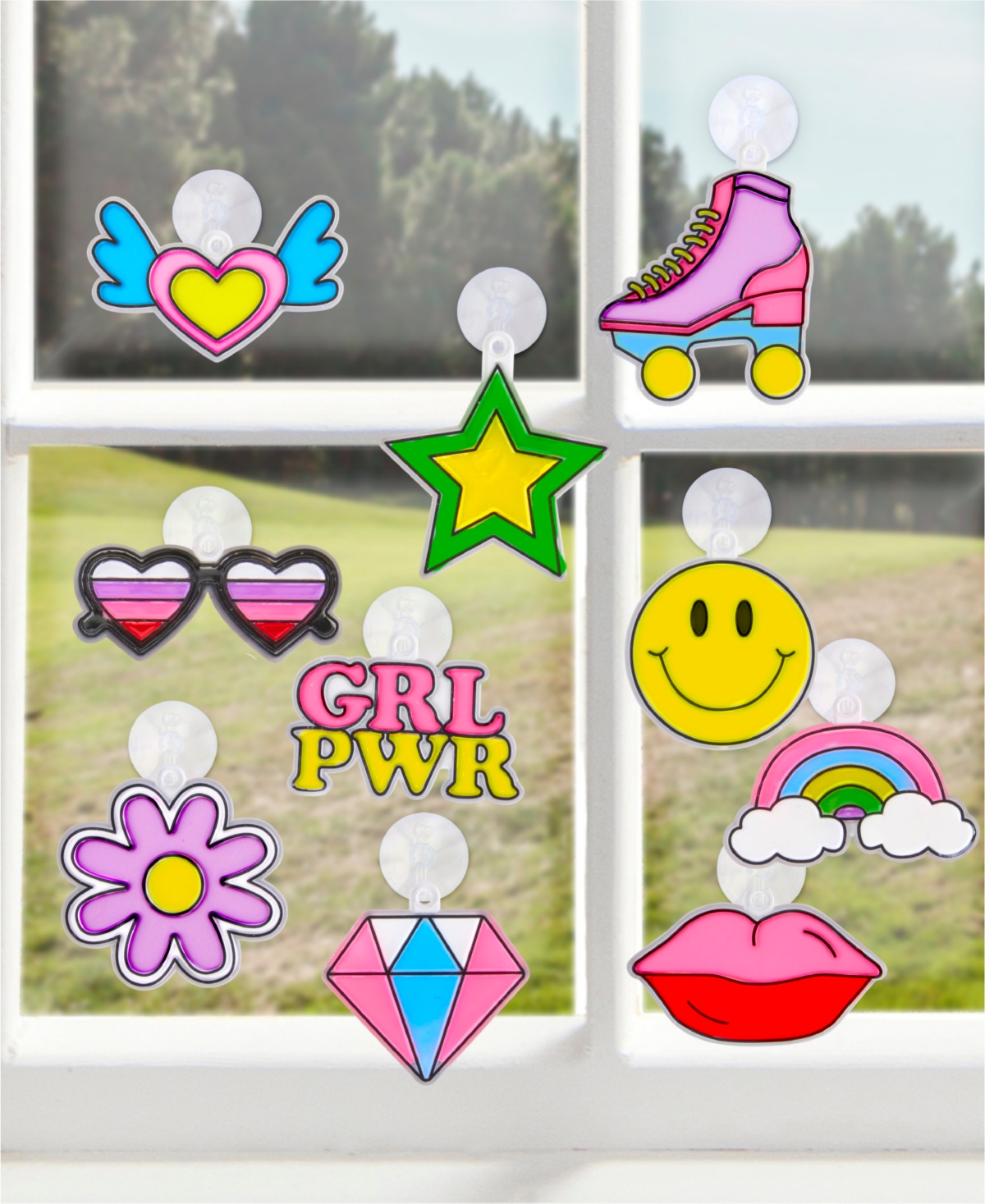 Geoffrey's Toy Box Colorful Creations Window Art Studio