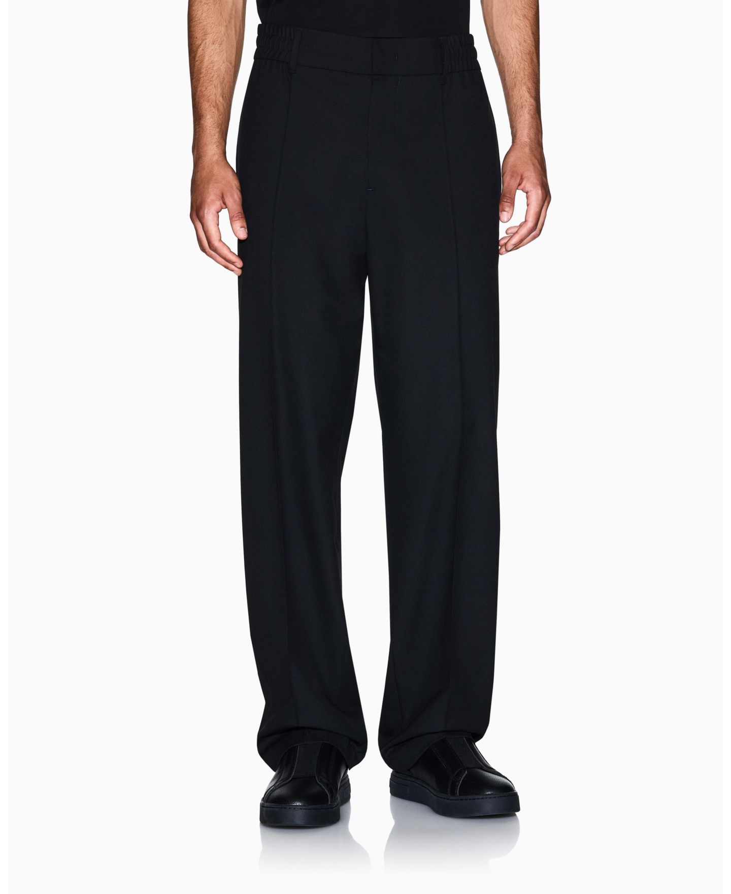 Мужские брюки A|X Armani Exchange Night Lab из шерстяной смеси, стрейч — фото 1