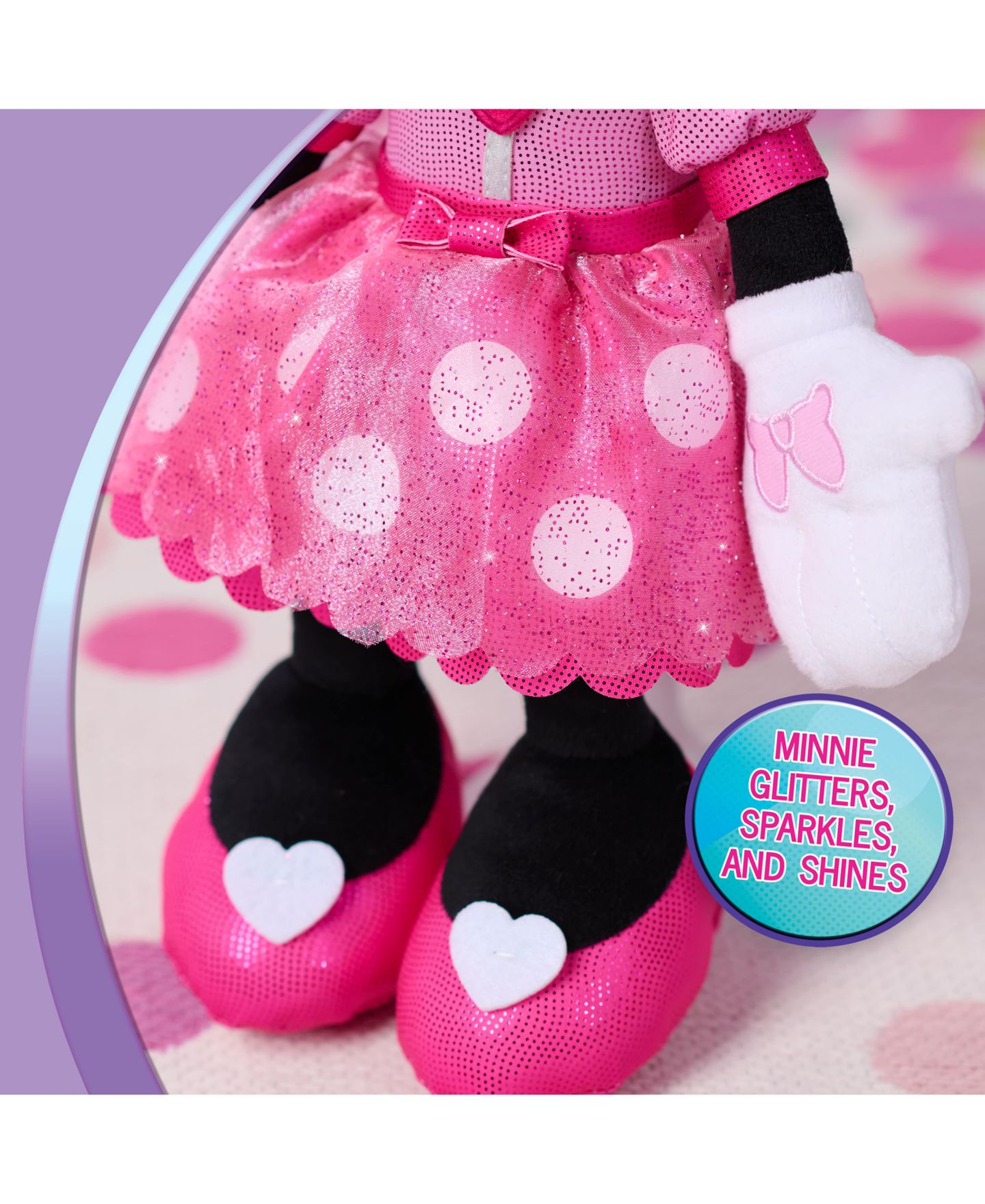 Детская мягкая игрушка Minnie Mouse Colorfinity Interactive 15" Plush — фото 8
