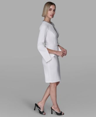 Women's Chain Trim Sheath Dress