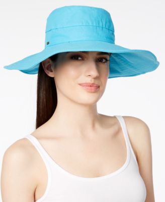 Scala - Cotton Canvas Wide Brim Hat