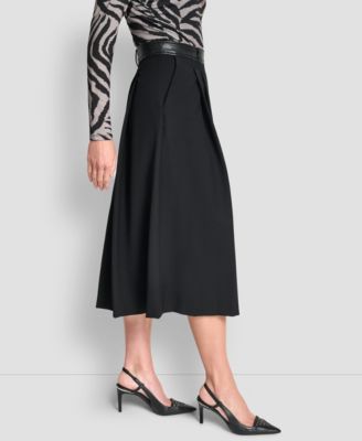 Women's Pleated Midi Skirt