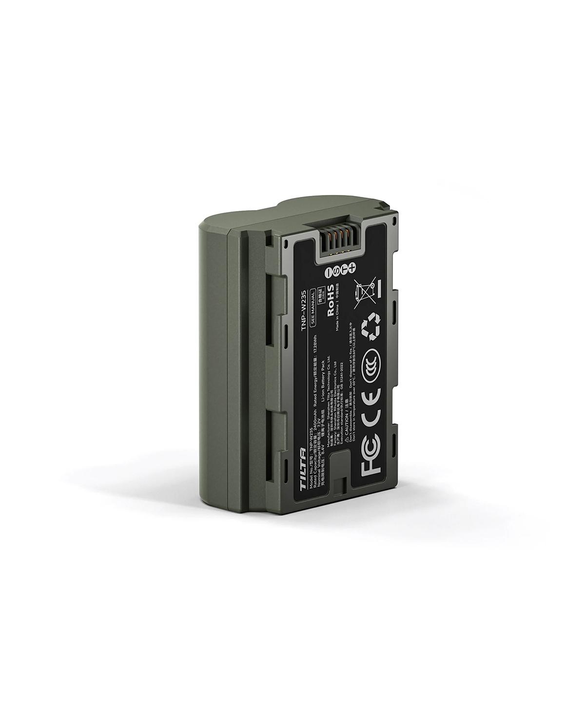 Tilta Np-W235 17.28Wh 7.2V 2400mAh Lithium-Ion Battery with Usb-c Charging Port, Green