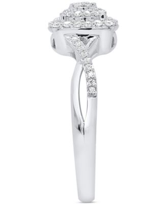 White Diamond Ring (1/4 ct. t.w.) in Sterling Silver