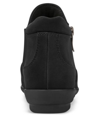 Women's Aleta Ruched Side-Zip Flat Booties