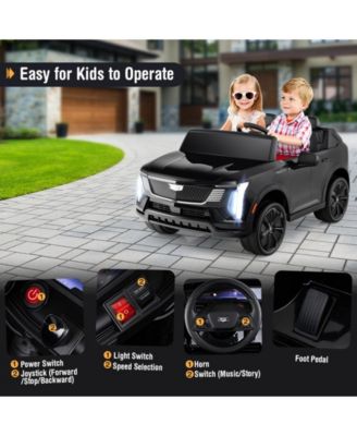 24V Ride on Truck 2-Seater Licensed Cadillac with Remote Control