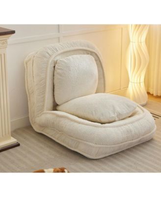 Lazy Sofa Chair Couch with 5 Adjustable Position Human Dog Bed