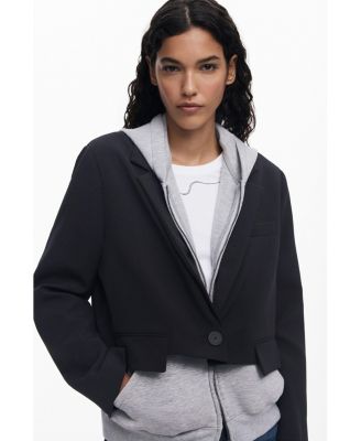 Women's Combined knit blazer