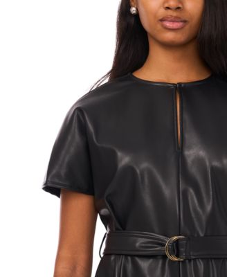 Women's Dolman Sleeve Belted Dress