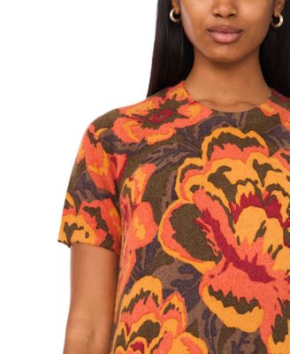 Women's Short Sleeve Sweater Dress