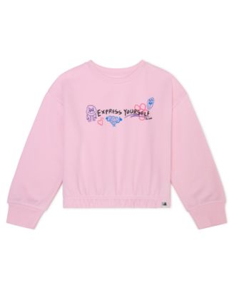 Color Lab Girls' 2-10 Crewneck Long-Sleeve Sweatshirt
