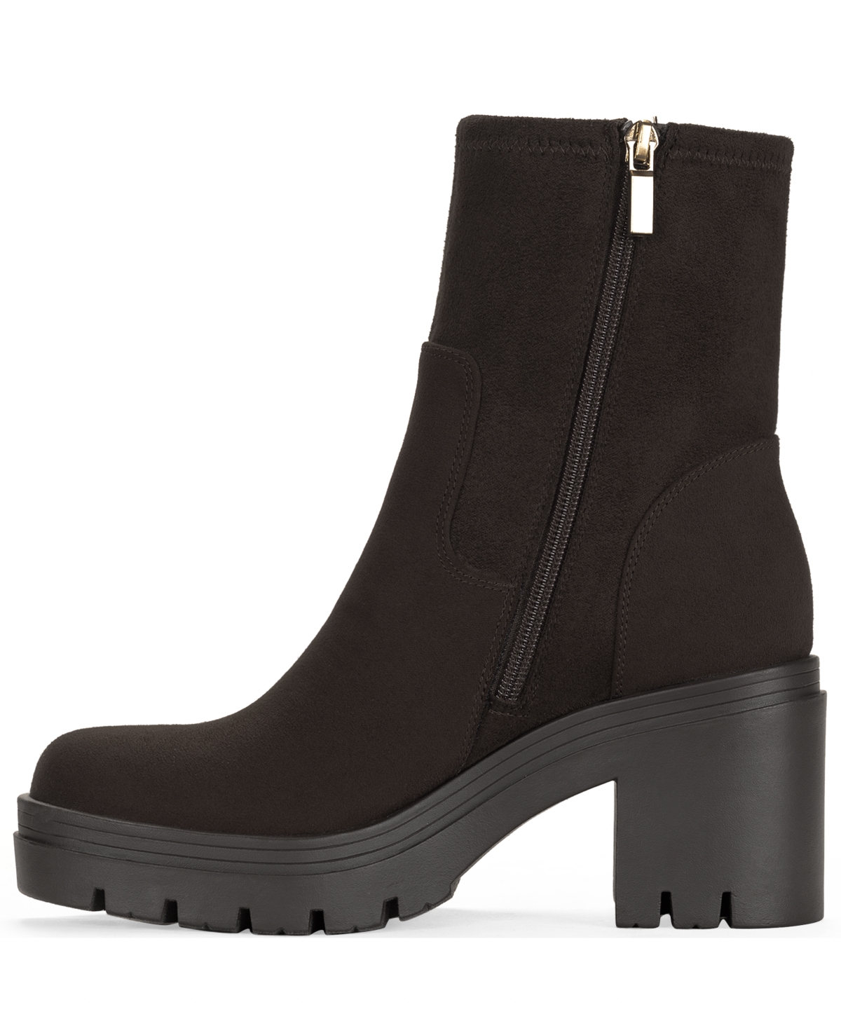 Wild Pair Women's Verona Block Heel Booties, Macy's Exclusive In Brown