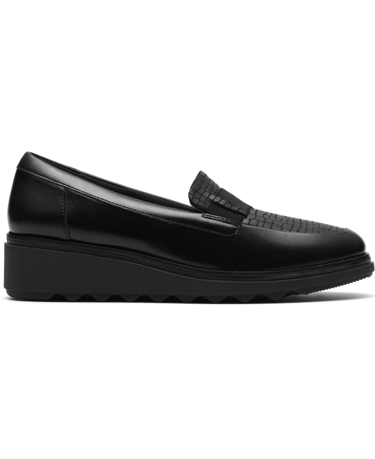 Clarks Women's Sharon Pace Slip-on Loafers In Black