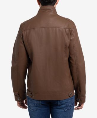 Men's Utility Jacket With Faux Shearling Lining
