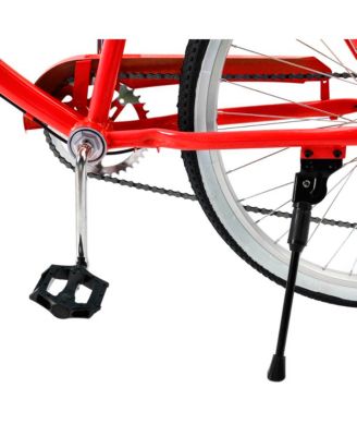 26-Inch Beach Cruiser Bike for Adults with Shimano 7-Speed, High-Carbon Steel Frame for Leisure Cycling