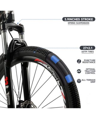 27.5-Inch 21-Speed Mountain Bike with Lightweight Magnesium Alloy Wheels & Dual Disc Brakes for Agile Riding