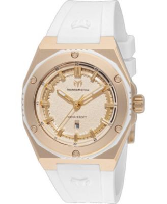 Women's TM-416080 CORAL Quartz Gold Dial Watch