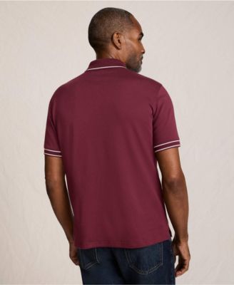 Men's Short Sleeve Tipped Welt Pocket Supima Polo