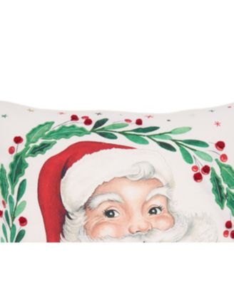 Vintage Santa Throw Pillow, 18" x 18"