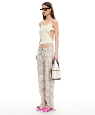 Women's Alabama Checked Detail Jeans