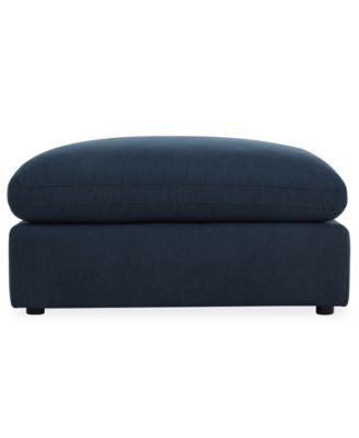 Fog 43" Fabric Ottoman