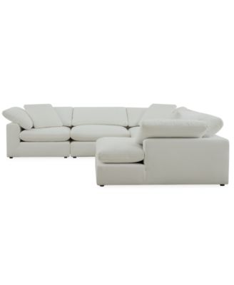 Fog 5-Pc. Fabric Chaise L-Sectional Sofa Set