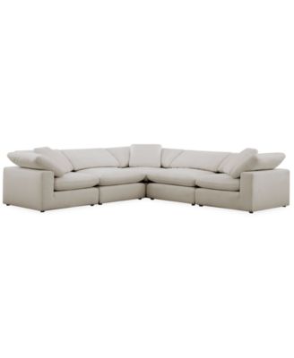 Fog 5-Pc. Fabric L-Sectional Sofa Set