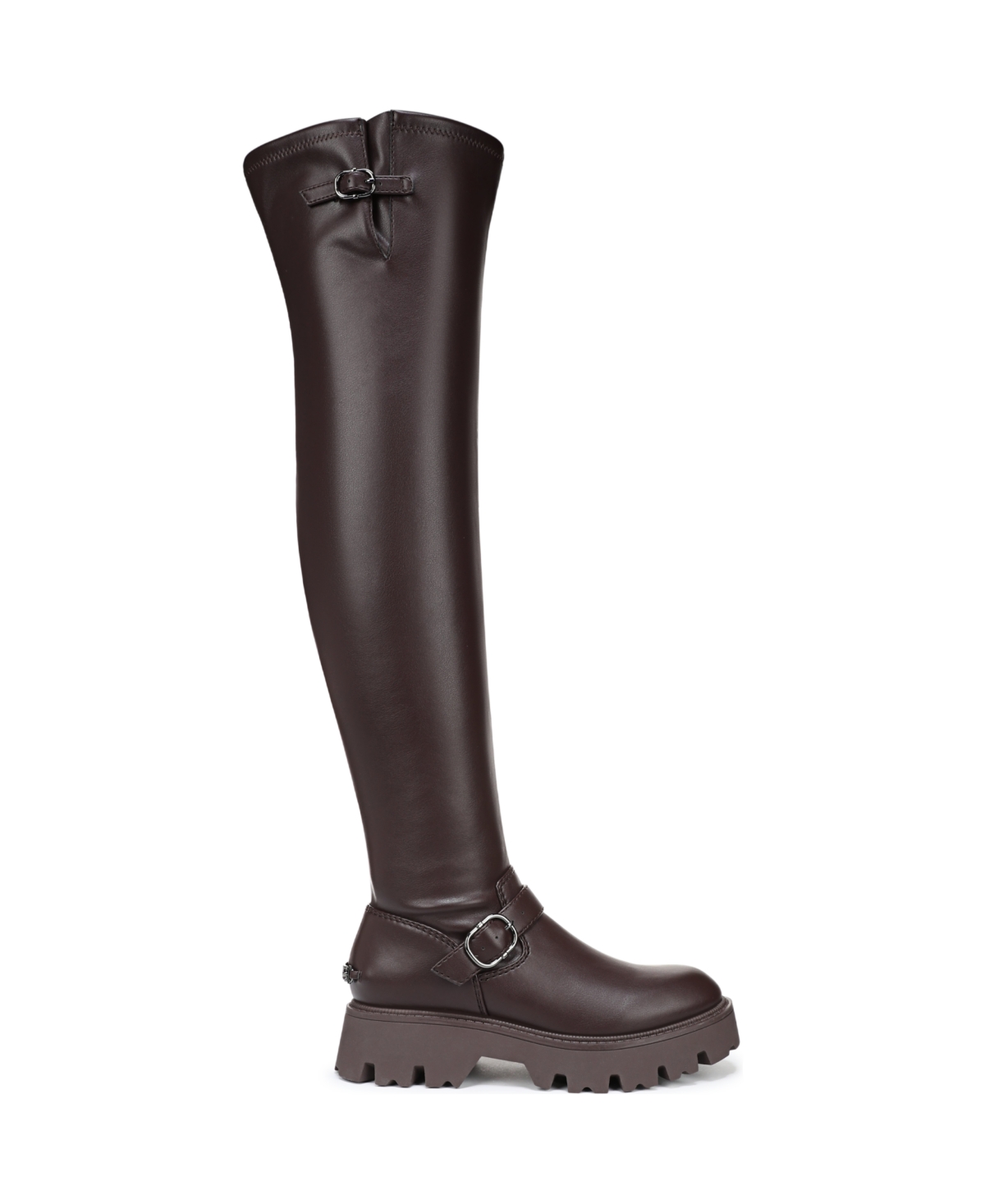 Circus Ny By Sam Edelman Women's Pace Buckled Over-the-knee Lug Boots In Brown