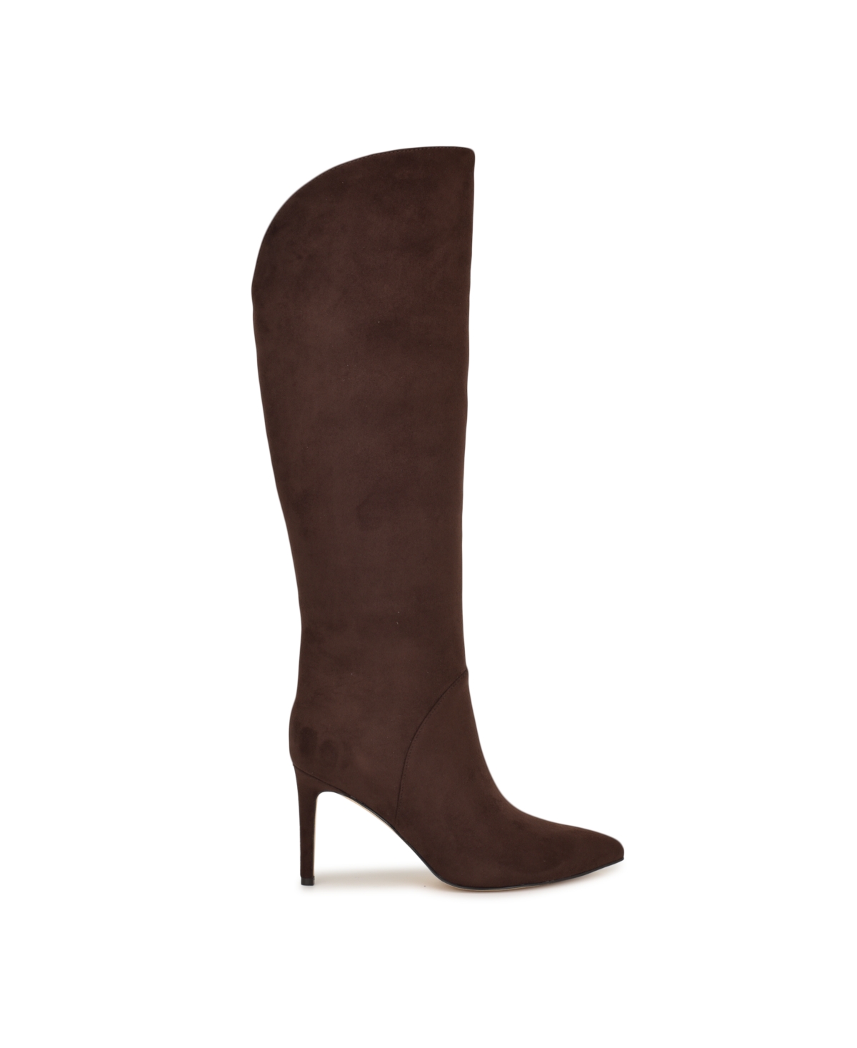 Nine West Womens Razla Tall Stiletto Dress Boots In Brown