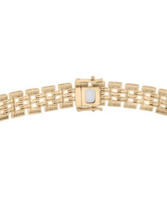 Men's Diamond Bracelet (3 ct. t.w.) in 10k Yellow Gold