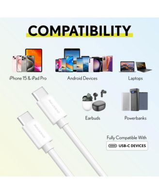 10ft Certified Type C to C Cable