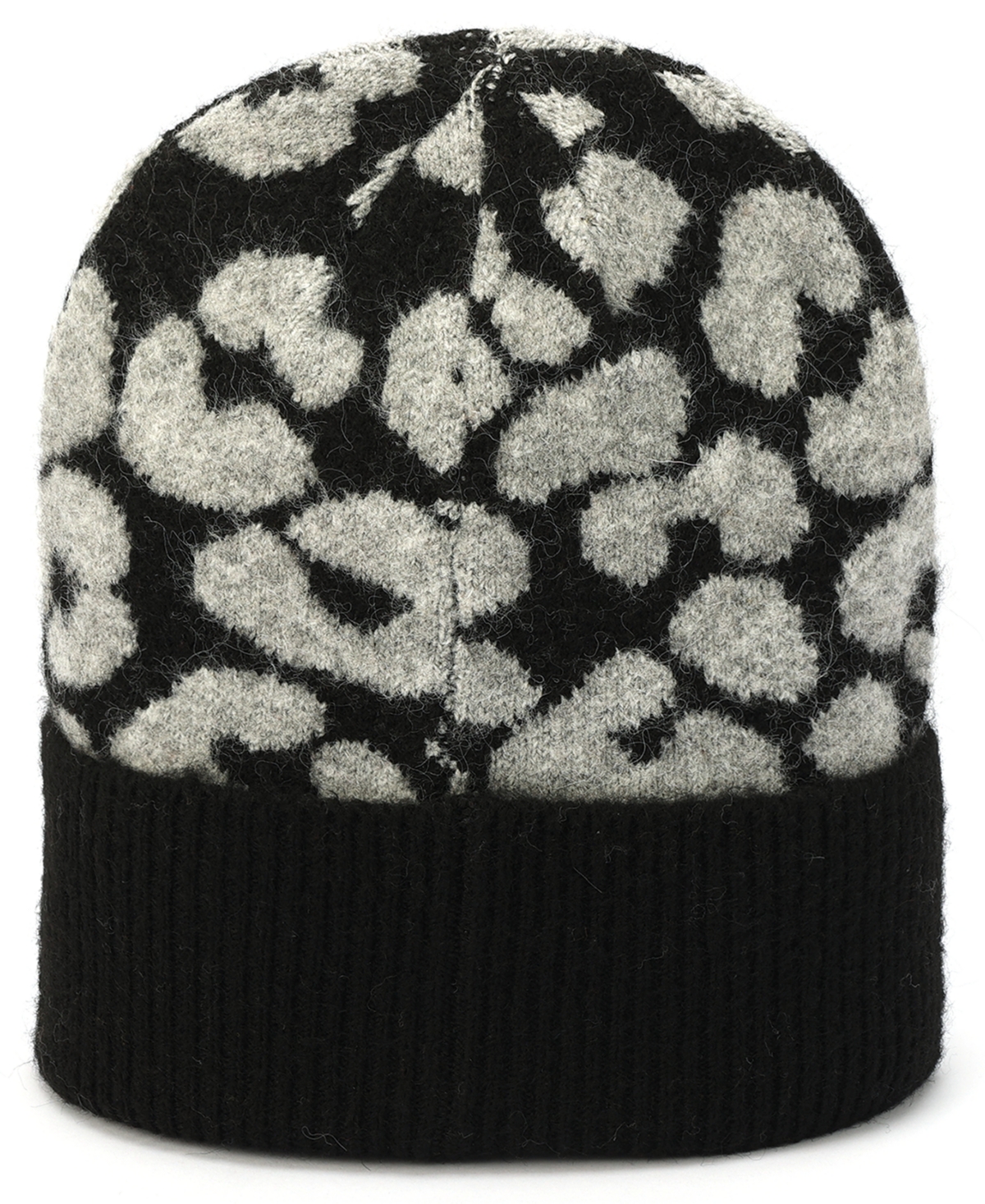 Michael Kors Women's Leopard Crown Cuff Beanie