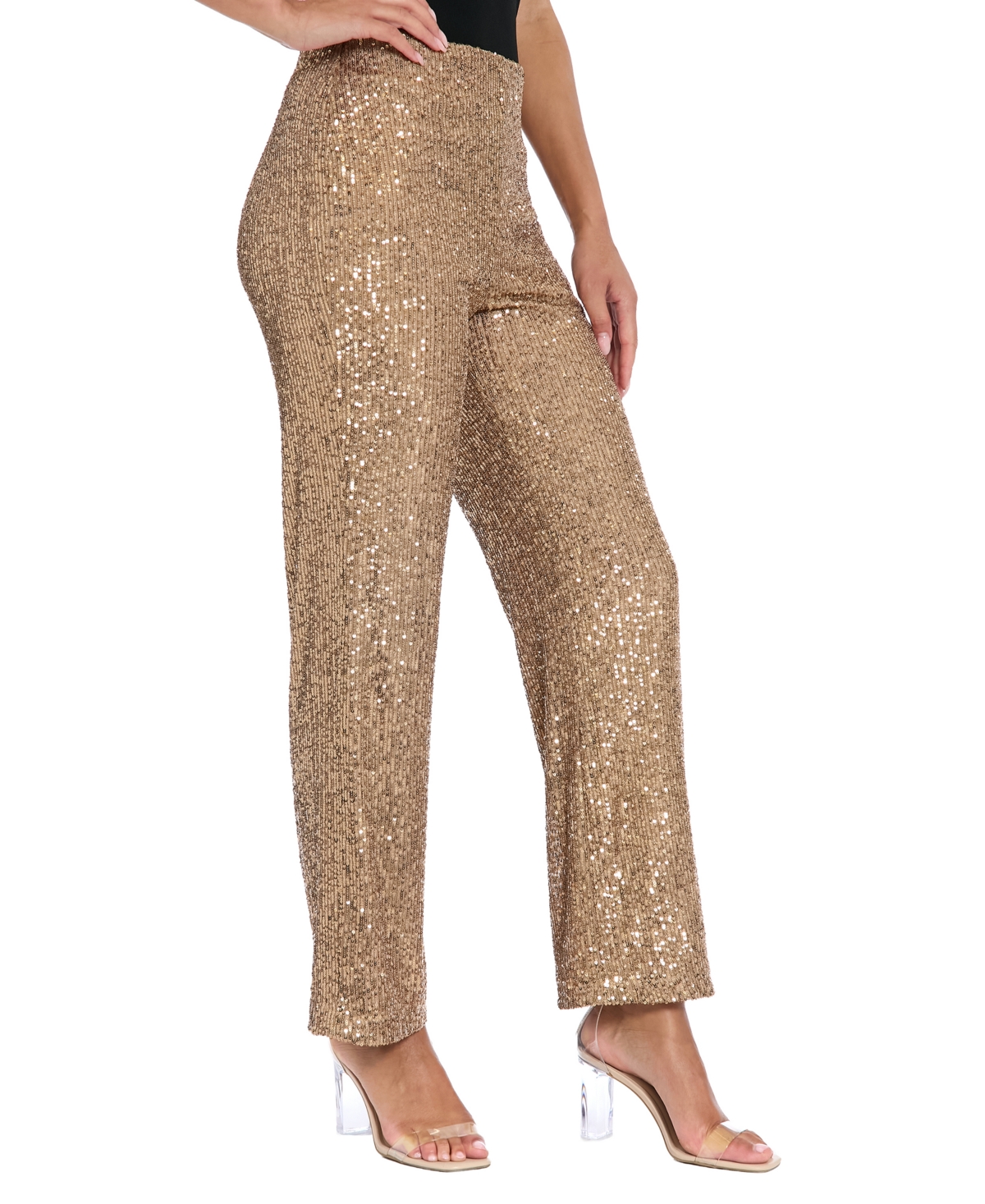 Muse Women's Textured Pull-on Pants In Multi