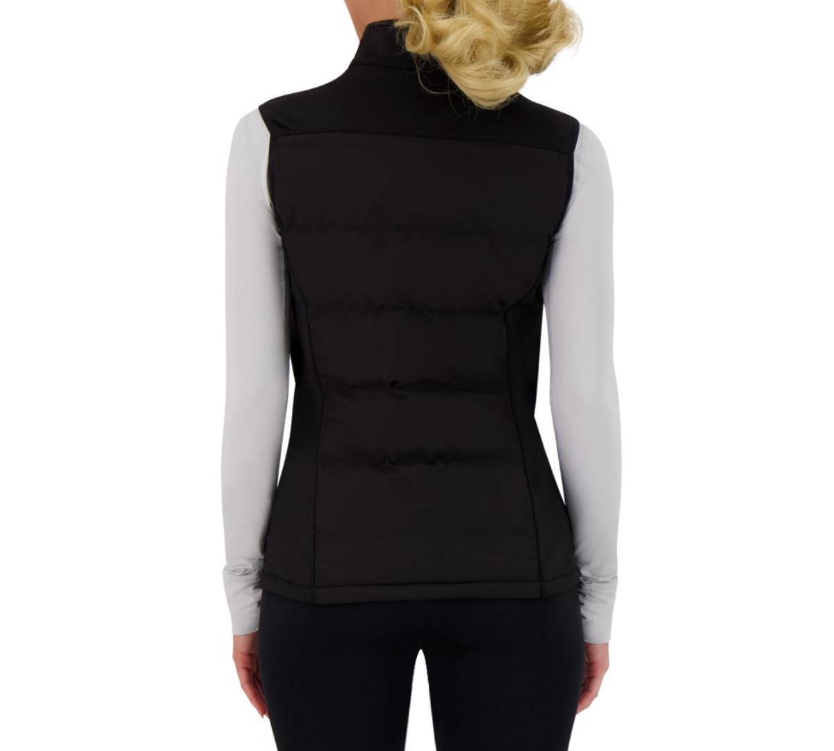 Heat Holders Women's Halston Hybrid Regular Fit Vest In Black