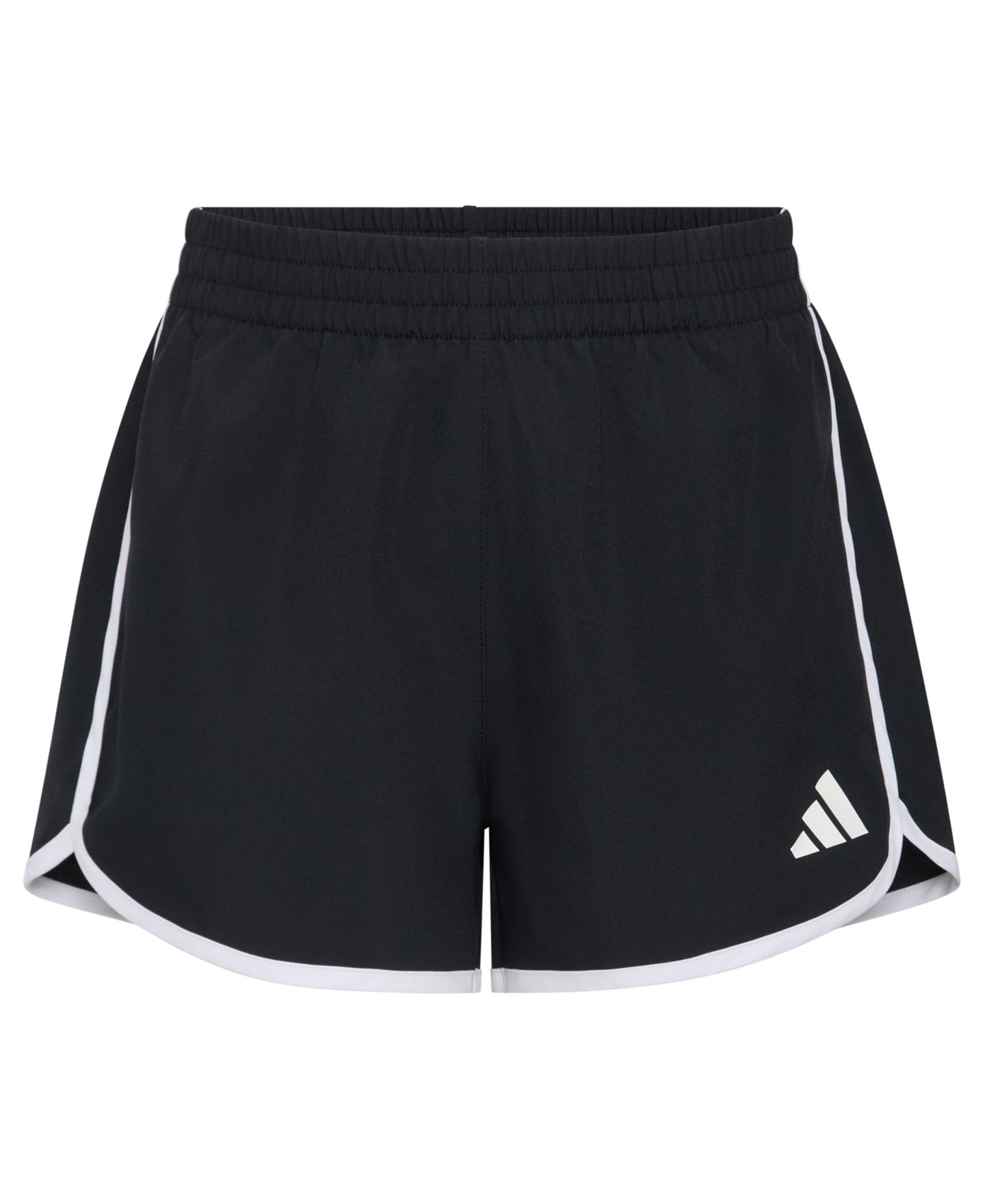 Шорты adidas Pacer Pull-On Shorts для девочек, цвет: Чёрный — фото 5