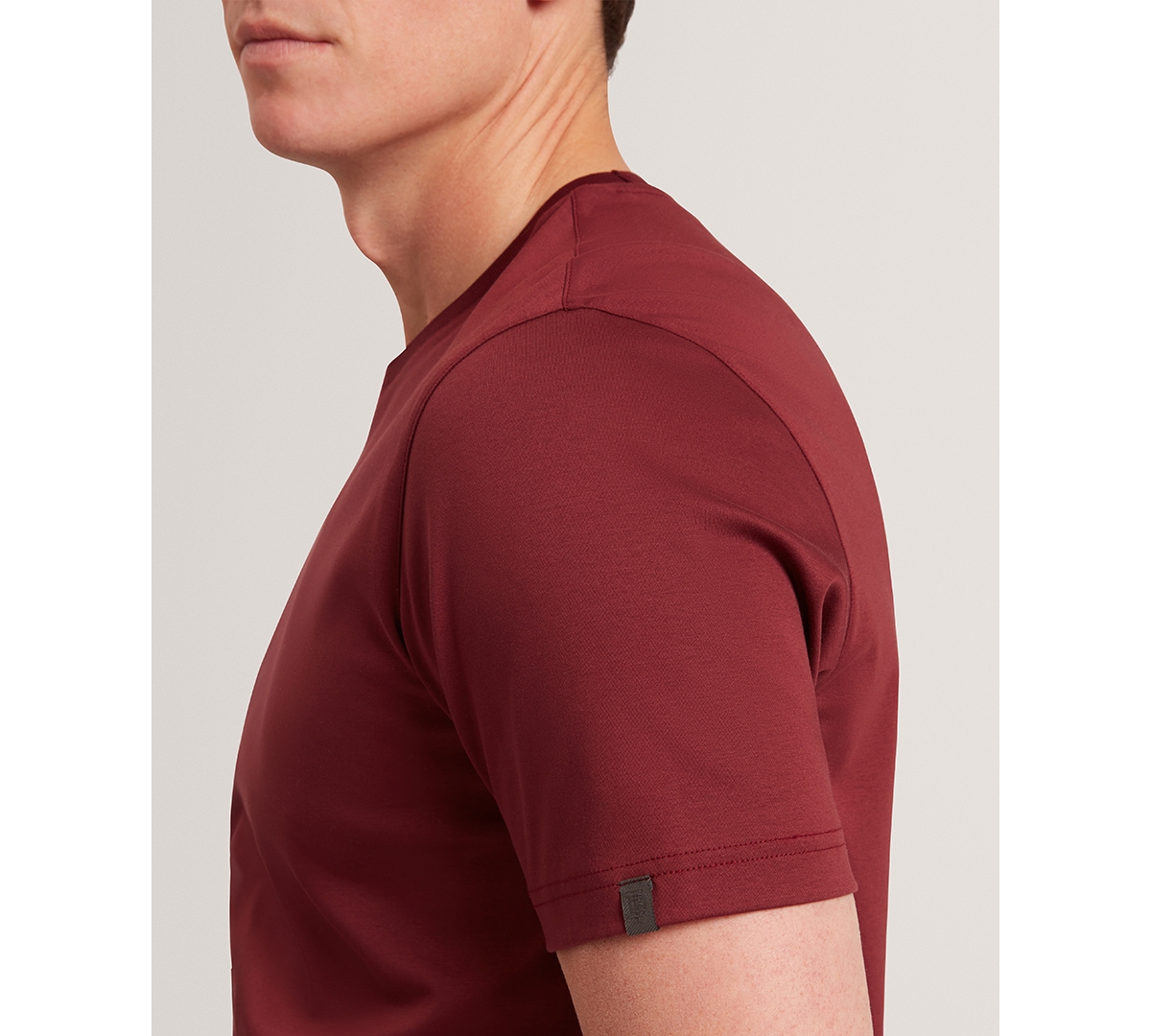 Ted Baker Men's Konrrad Short Sleeve Soft Touch T-shirt In Burgundy