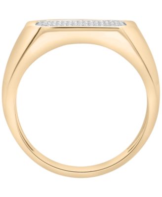 Men's Diamond (1/2 ct. t.w.) Ring in 14k Gold-Plated Sterling Silver