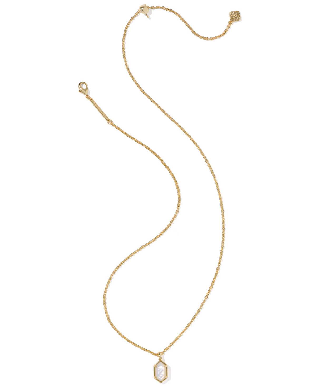 Kendra Scott 14k Gold-plated Hallie Short 18" Pendant Necklace In Gold