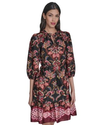 Women's Keyhole Pull-On Dress