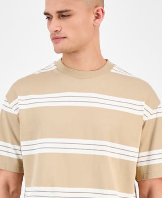 Men's Nolisto Short-Sleeve Striped Crewneck T-Shirt