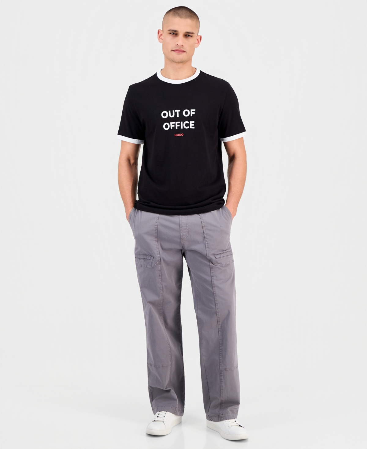 Hugo Boss Men's Doffice Short-Sleeve Graphic Crewneck T-Shirt