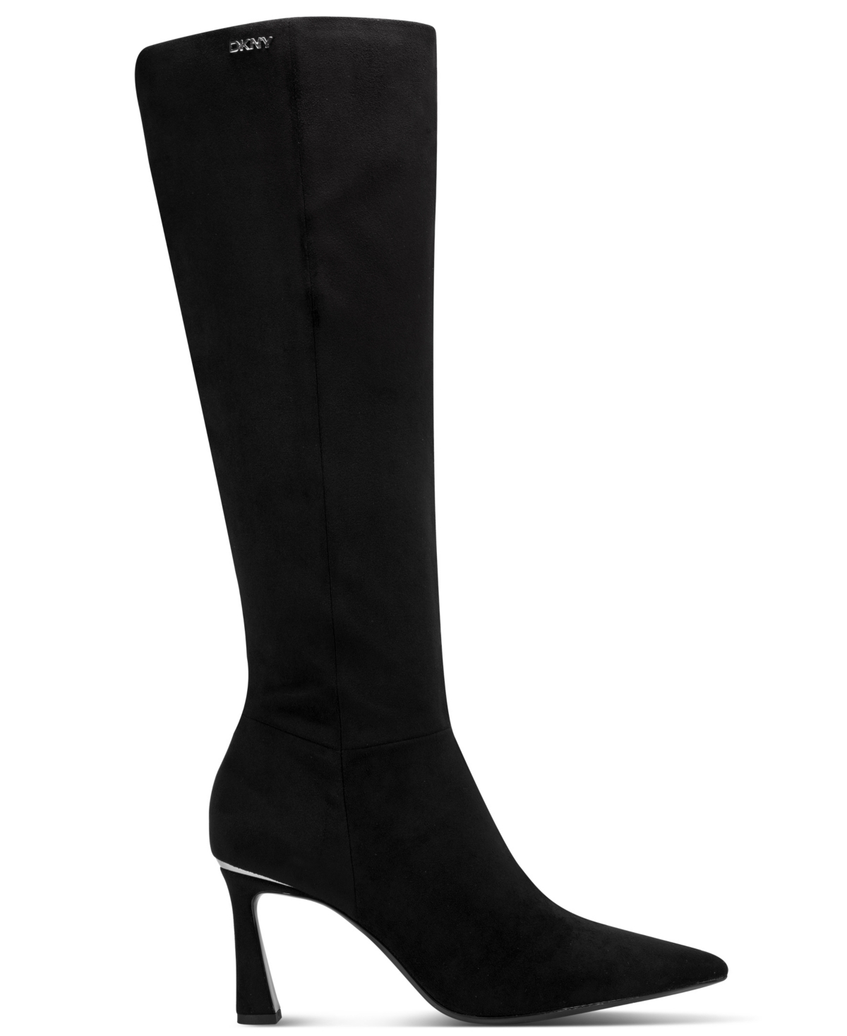 Dkny Cainon Pointed Toe Knee High Boot In Black